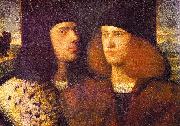 CARIANI Portrait of Two Young Men fd oil painting