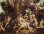 Correggio Leda and the Swan oil painting reproduction