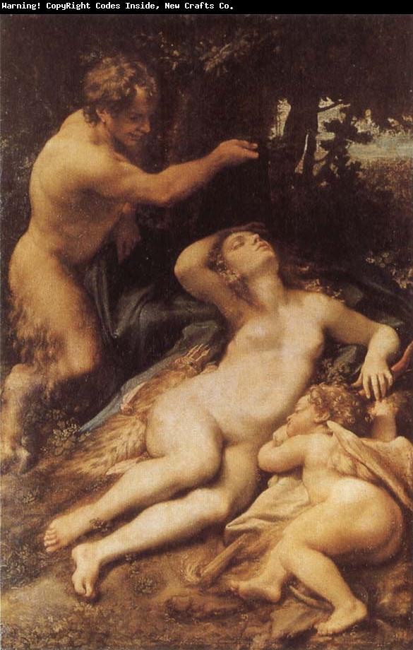 Correggio Zeus and Antiope